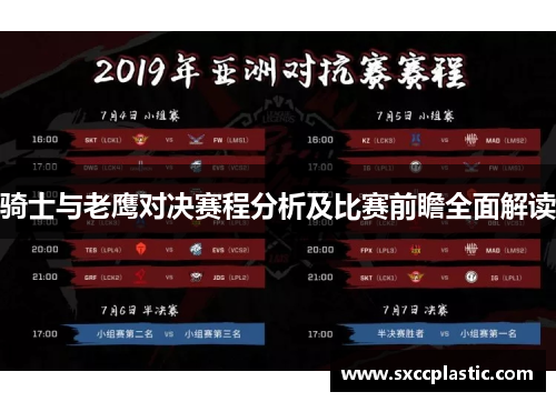骑士与老鹰对决赛程分析及比赛前瞻全面解读